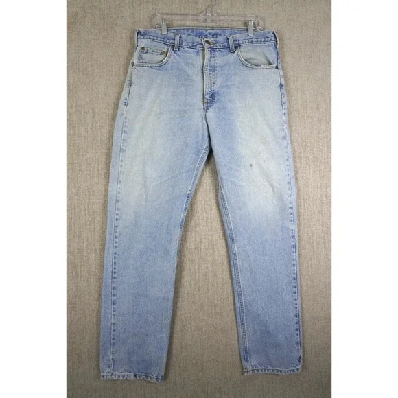 Carhartt Vintage B18-STW Men's Straight Jeans Traditional Fit 36x32 Stonewash - Picture 2 of 14